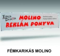 Molino, reklám ponyva készítés - Eperdekor XVII